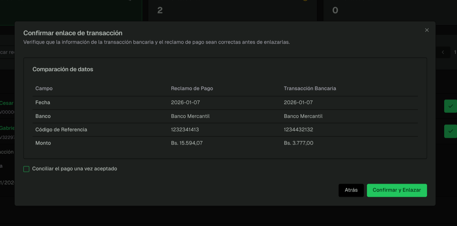 Métodos de pago disponibles