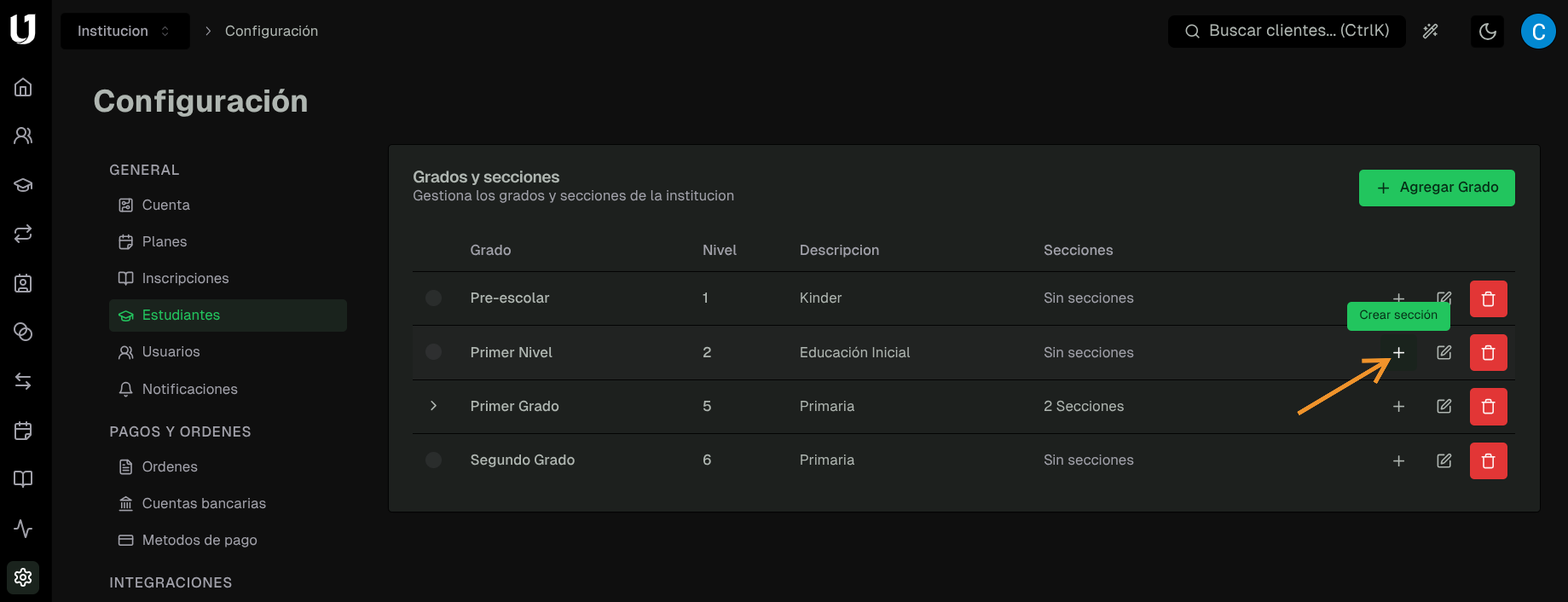 Métodos de pago disponibles